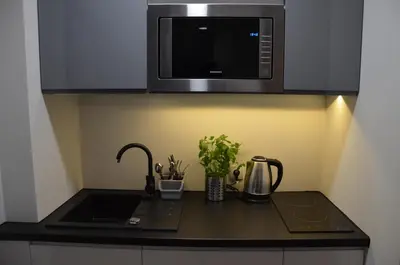 Kuchnia lub aneks kuchenny w obiekcie Apartamenty Oxygen DeLux