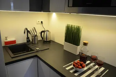 Kuchnia lub aneks kuchenny w obiekcie Apartamenty Oxygen DeLux