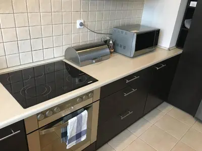 Kuchnia lub aneks kuchenny w obiekcie Apartament w Wesołej