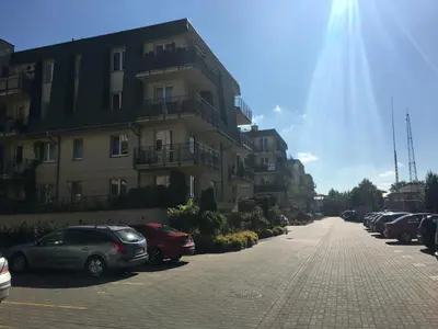Budynek, w którym mieści się apartament