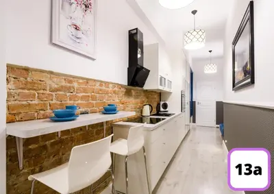 Telewizja i/lub zestaw kina domowego w obiekcie Sienna 41 Boutique Warsaw Apartments