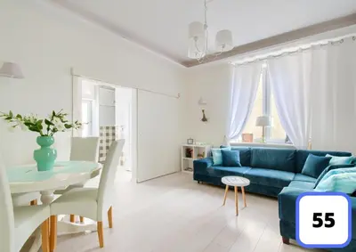 Część wypoczynkowa w obiekcie Sienna 41 Boutique Warsaw Apartments