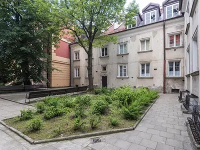 Budynek, w którym mieści się apartament