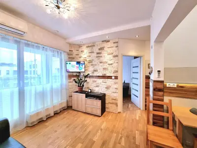 Kuchnia lub aneks kuchenny w obiekcie Wilanow Apartment