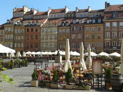 Budynek, w którym mieści się apartament