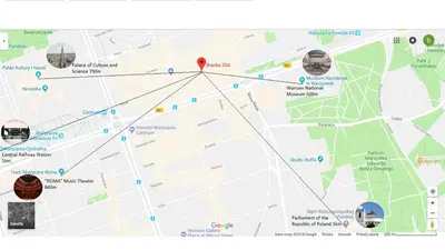 Plan piętra w obiekcie Warsaw Concierge Bracka Retro flat