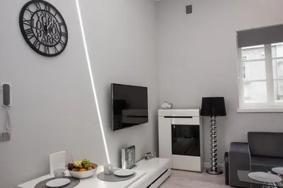 Kuchnia lub aneks kuchenny w obiekcie Apartament MnW