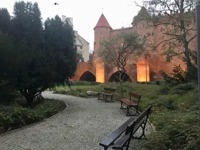 Ogród w obiekcie Apartament MnW