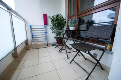Balkon lub taras w obiekcie erApartments Meridian Residence