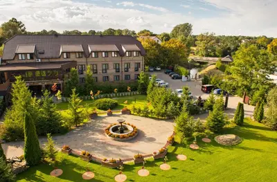 Ogród w obiekcie Hotel Trylogia
