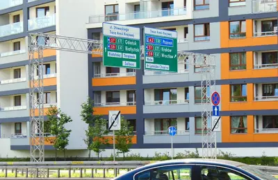 Plan piętra w obiekcie Apartamenty Metro Słodowiec, free parking Żeromskiego 1 CMKP- 5 min