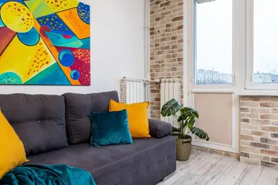 Część wypoczynkowa w obiekcie Avocado Apartment 2 rooms in the City Center