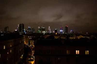 Widok na miasto Warszawa z tej kwatery prywatnej