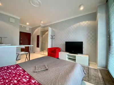 Telewizja i/lub zestaw kina domowego w obiekcie Studio Flat Triton Park