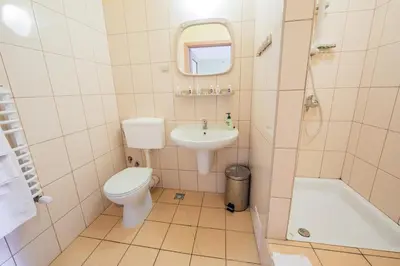 Łazienka w obiekcie Hotel Wald