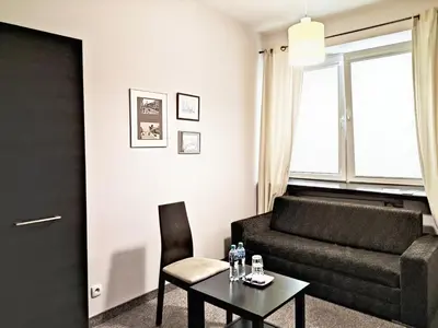 Część wypoczynkowa w obiekcie Helvetia Plus B&B - PRIVATE ROOMS and APARTMENTS
