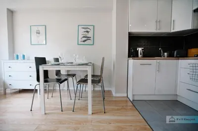 Kuchnia lub aneks kuchenny w obiekcie Warsaw Concierge Polin Apartment