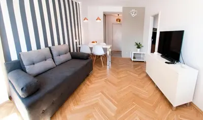 Część wypoczynkowa w obiekcie Old Town Grand Theatre Apartment