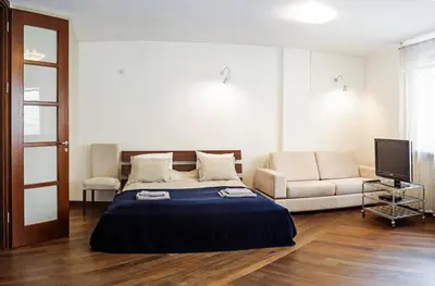 Część wypoczynkowa w obiekcie Szucha Apartments
