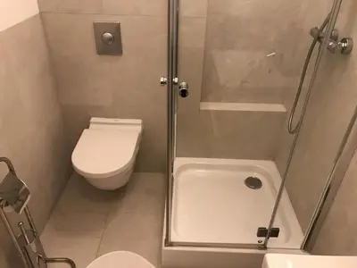 Łazienka w obiekcie Szucha Apartments