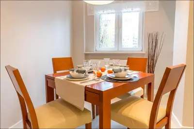Część wypoczynkowa w obiekcie Chmielna Warsaw Cental Station P&O Serviced Apartments
