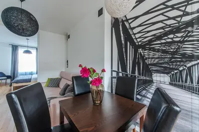 Część wypoczynkowa w obiekcie Chmielna Warsaw Cental Station P&O Serviced Apartments