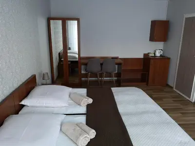Łóżko lub łóżka w pokoju w obiekcie Pokoje Gościnne O-ES-HA
