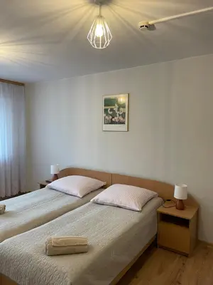Łóżko lub łóżka w pokoju w obiekcie Pokoje Gościnne O-ES-HA