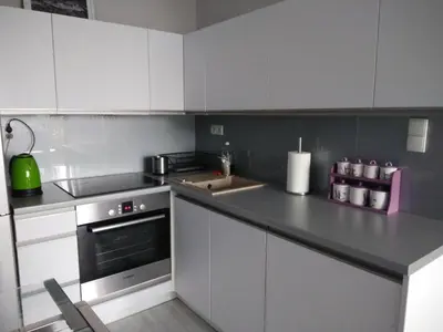 Kuchnia lub aneks kuchenny w obiekcie Apartment Plac Bankowy