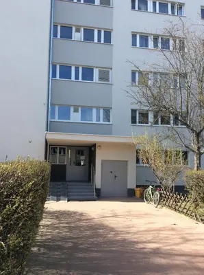 Budynek, w którym mieści się apartament