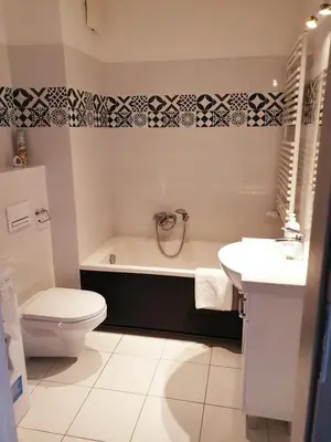 Łazienka w obiekcie Apartamenty Promenada