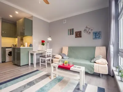 Kuchnia lub aneks kuchenny w obiekcie Lemonade Nowogrodzka