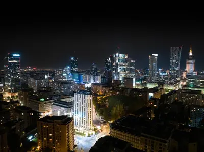 Widok na miasto Warszawa z tego hotelu