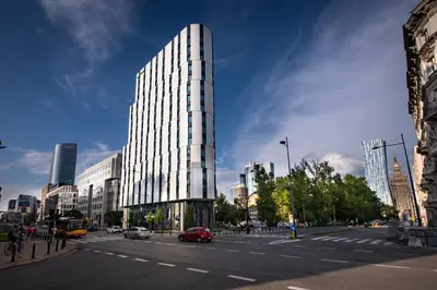 Budynek, w którym mieści się hotel