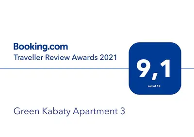 Certyfikat, podpis lub inny dokument wystawiony w obiekcie Green Kabaty Apartment 3