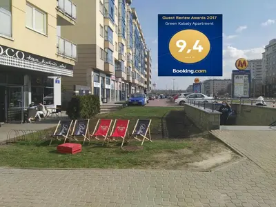 Budynek, w którym mieści się apartament