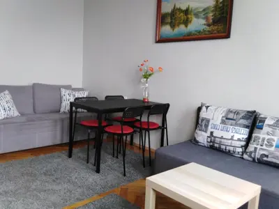 Część wypoczynkowa w obiekcie A.G-Apartamenty Warszawa Centrum