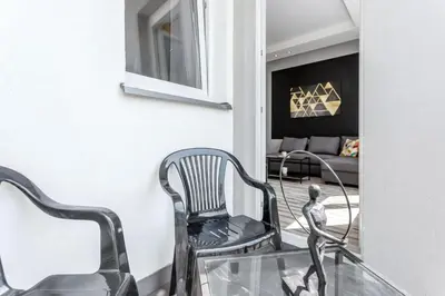 Część wypoczynkowa w obiekcie Chill Apartments Mokotow Business Park