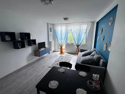 Część wypoczynkowa w obiekcie Green Tea Apartment Warsaw Centrum