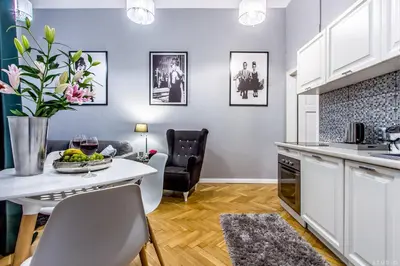 Kuchnia lub aneks kuchenny w obiekcie ClickTheFlat Palace Of Culture Apartment