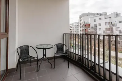 Balkon lub taras w obiekcie Chill Apartments Central Park