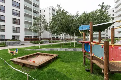 Plac zabaw dla dzieci w obiekcie P&O Apartments Ordona 2