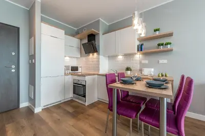 Kuchnia lub aneks kuchenny w obiekcie P&O Apartments Ordona 2