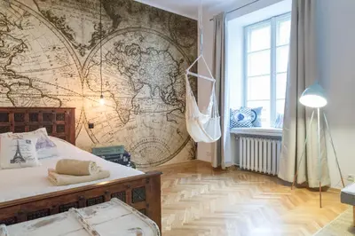 Łóżko lub łóżka w pokoju w obiekcie Amazing Old Town Chill Out Apt