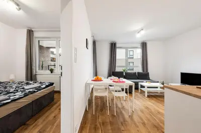 Telewizja i/lub zestaw kina domowego w obiekcie Waw - Apartamenty Wilanów I