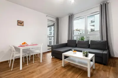 Część wypoczynkowa w obiekcie Waw - Apartamenty Wilanów I