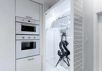 Kuchnia lub aneks kuchenny w obiekcie ClickTheFlat Luxury Apartment in Warsaw