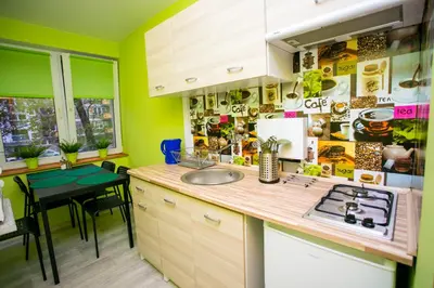 Kuchnia lub aneks kuchenny w obiekcie Apart Rooms City Centre