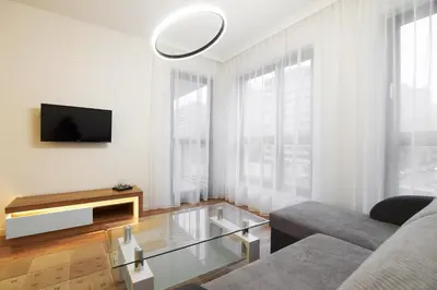 Telewizja i/lub zestaw kina domowego w obiekcie NotaBene Apartment