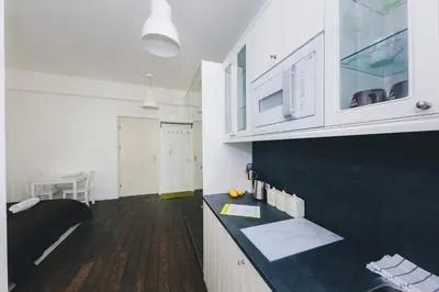 Kuchnia lub aneks kuchenny w obiekcie ShortStayPoland Noakowskiego (B30)